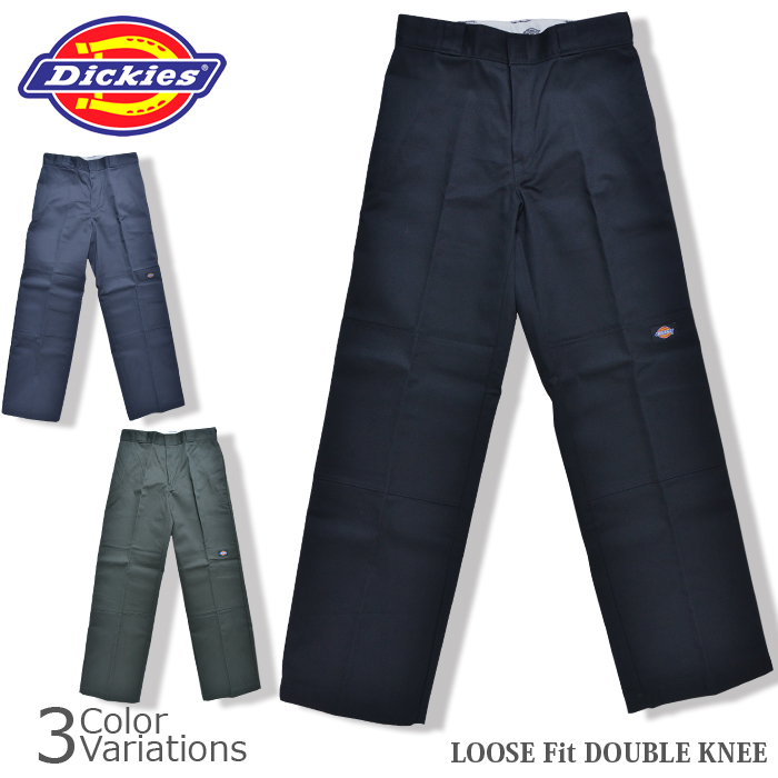 Dickies（ディッキーズ） LOOSE FIT DOUBLE KNEE WORK PANTS ダブルニー ワークパンツ-ミリタリーショップ専門店  SWAT
