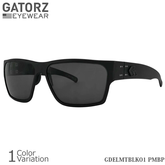 GATORZ（ゲイターズ） DELTA Blackout Polarized デルタ ブラックアウト ポラロイズド （偏光）サングラス  GDELMTBLK01PMBP-ミリタリーショップ専門店 SWAT