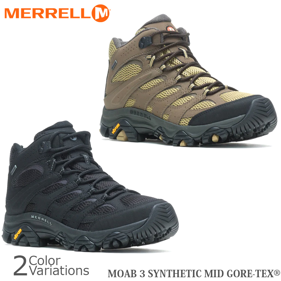 MERRELL（メレル） MOAB 3 SYNTHETIC MID GORE-TEX モアブ 3 シンセティック ミッド ゴアテックス  -ミリタリーショップ専門店 SWAT