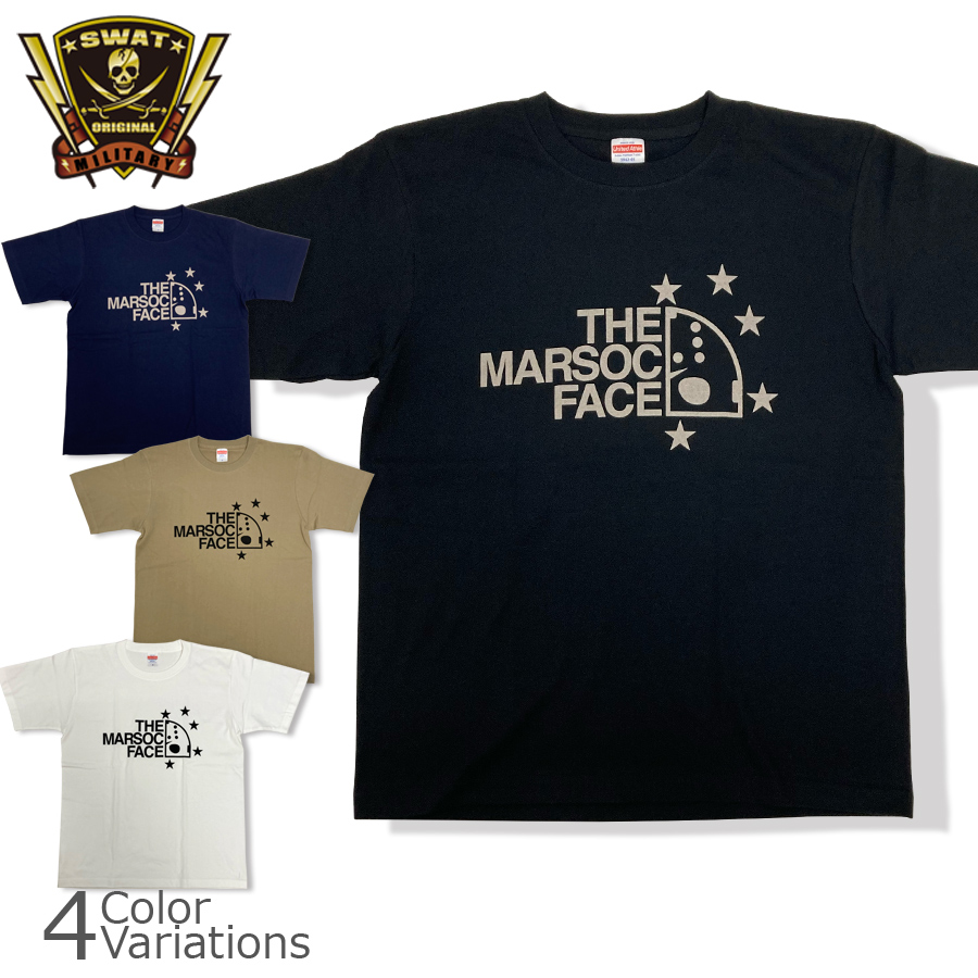ミリタリーショップ専門店 SWAT | SWAT ORIGINAL（スワットオリジナル） THE MARSOC FACE T-SHIRT 【メール便】  SW-23 | SWAT ORIGINAL（スワットオリジナル）,Tシャツ |