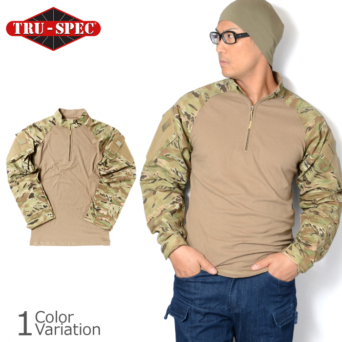 TRU-SPEC（トゥルースペック） 1/4 ZIP COMBAT SHIRT コンバットシャツ -ミリタリーショップ専門店 SWAT