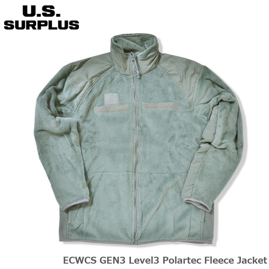 U.S SURPLUS（USサープラス） 米軍放出未使用品 ECWCS GEN3 Level3 Polartec Fleece Jacket  ポーラテック フリースジャケット-ミリタリーショップ専門店 SWAT