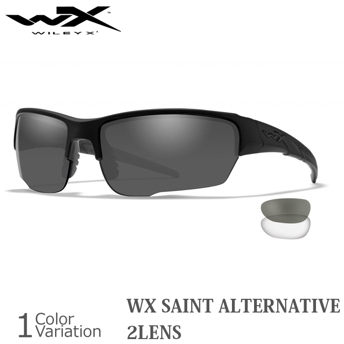 WILEY X WXJ-4006-2 WX GUARD ADVANCED ワイリーX サングラス ブラック サバゲー 米軍 替えレンズ付属【004】